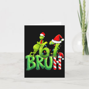 Funny Santa Bruh Christmas Meme 6 Gift Men, Women  Card