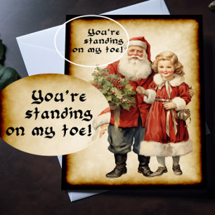 Funny Santa Christmas Card