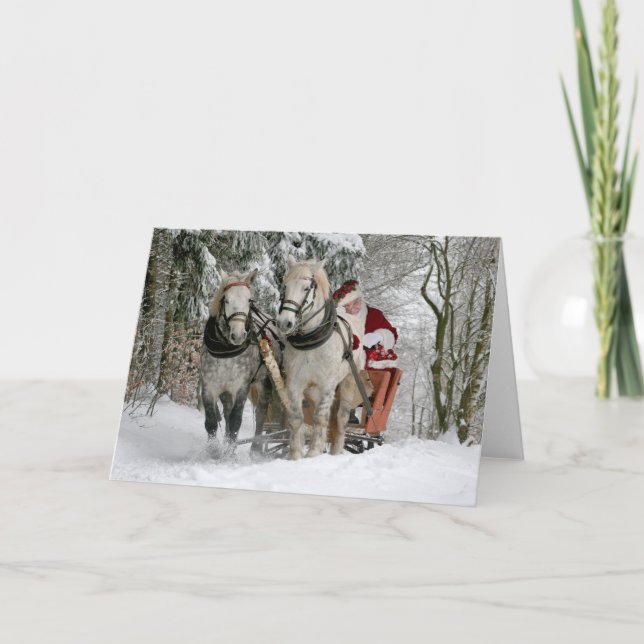 Funny Santa Christmas Card (Front)