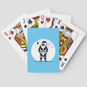Funny Santa Christmas - Hilarious Festive Holiday  Playing Cards