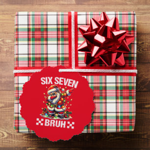 Funny Santa Christmas Ornament Tag – SIX SEVEN