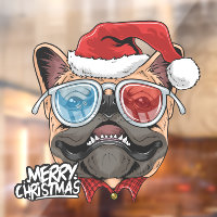 Funny Santa Christmas Pug Wearing Cool Shades