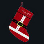 Funny Santa Christmas Stocking with Custom Name<br><div class="desc">Personalised Custom Name Christmas Stockings with Funny Santa Claus Design - Add Your Name - Text with Customisation tool ! MIGNED Design</div>