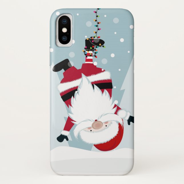 Funny Santa Claus Case-Mate iPhone Case (Back)