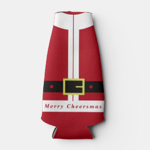 Funny Santa Claus Christmas Bottle Cooler