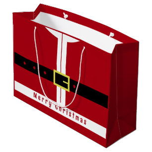 Funny Santa Claus Christmas Gift Bag