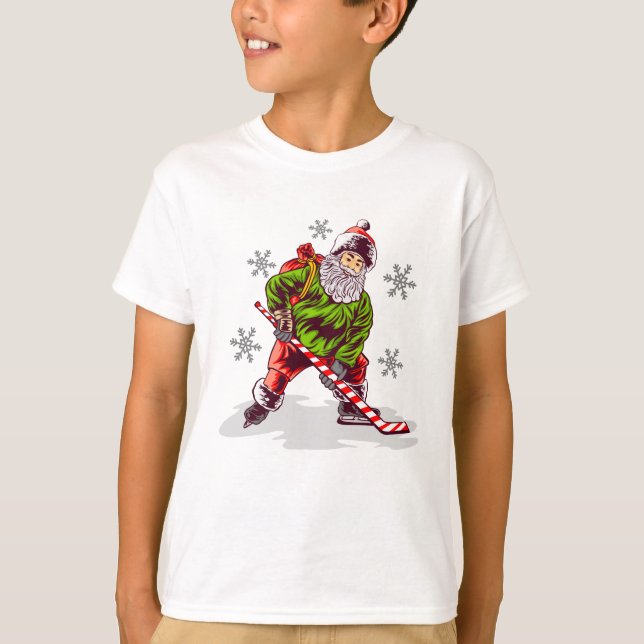 Funny Santa Claus Christmas T-Shirt (Front)