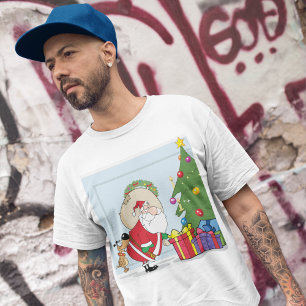 Funny Santa Claus Mens T-Shirt