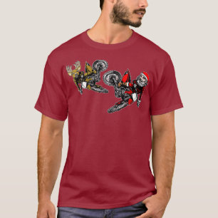 Funny Santa Claus Motocross Christmas MX Dirt T-Shirt