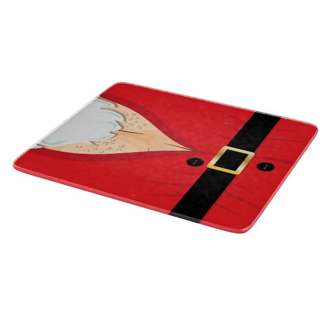 Funny Santa Claus Novelty Cutting Board (Corner)