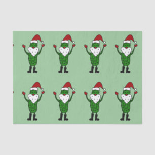 Funny Santa Claus Pickle Tissue Paper