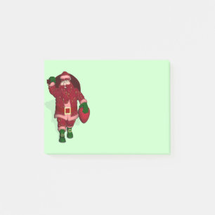 Funny Santa Claus Strawberry Farmer Post-it Notes