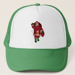 Funny Santa Claus Strawberry Farmer Trucker Hat
