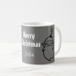 Funny Santa Cookies Whimsical Magical Snow Xmas Coffee Mug