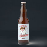 Funny Santa Cowboy Texas Christmas Beer Bottle Label<br><div class="desc">Funny Santa Cowboy Texas Christmas Beer Bottle Label</div>