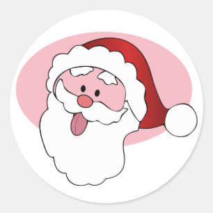 Funny Santa custom stickers
