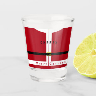 Funny Santa Design Christmas Shot Glass Gift