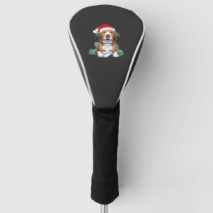 Funny santa dog Oversized T-Shirt Golf Head Cover