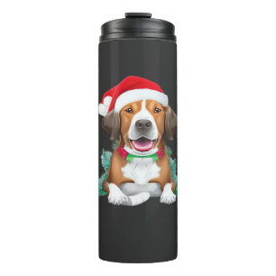 Funny santa dog Oversized T-Shirt Thermal Tumbler