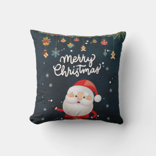 Funny Santa, Elf, Reindeer Merry Christmas 2022 Cushion