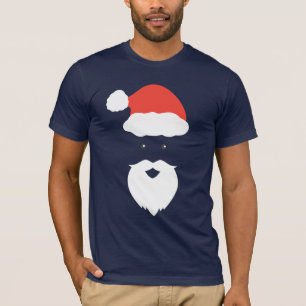 Funny Santa Face happy Merry Christmas Xmas family T-Shirt