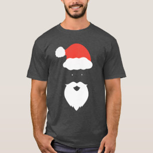 Funny Santa Face happy Merry Christmas Xmas family T-Shirt