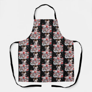 Funny Santa French Bulldog Dogs Christmas Xmas  Apron