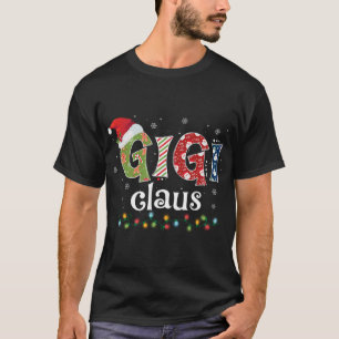 Funny Santa Gigi Claus Christmas Pajama Family Mat T-Shirt
