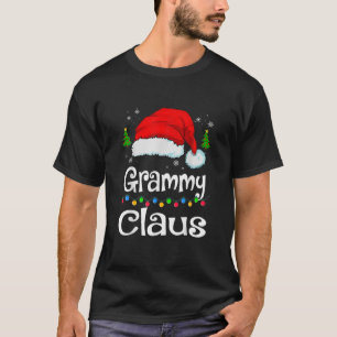 Funny Santa Grammy-Claus Christmas Matching Family T-Shirt