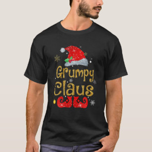 Funny Santa Grumpy Claus Christmas Matching Family T-Shirt