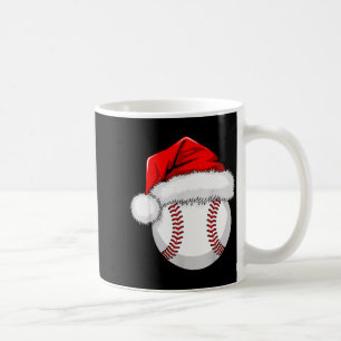 Funny Santa Hat Xmas Srt Lover Christmas Baseball  Coffee Mug