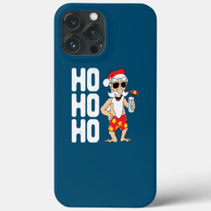 Funny Santa Ho Ho Ho Christmas In July Summer iPhone 13 Pro Max Case