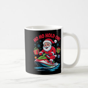 Funny Santa Jet Skiing Lover Christmas Xmas Pajama Coffee Mug