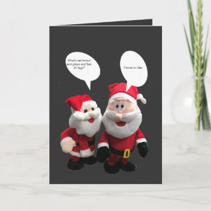 Funny Santa Joke  Card