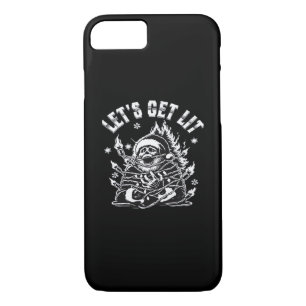 Funny Santa Let's Get Lit Classic iPhone 8/7 Case