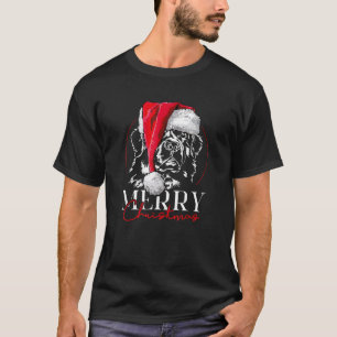 Funny Santa Newfoundland Newfie Merry Christmas do T-Shirt