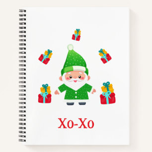Funny Santa Notebook