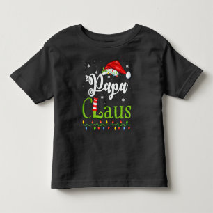 Funny Santa Papa Claus Christmas Matching Family Toddler T-Shirt