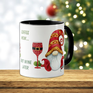 Funny Santa Party Gnome Mug