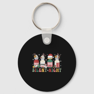 Funny Santa Propofol Silent Night Icu Nurses Merry Key Ring