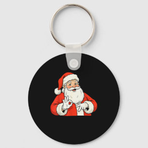 Funny Santa Says Six Seven Christmas 67 Meme Xmas  Key Ring
