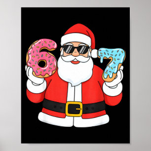 Funny Santa Six Seven 67 Ice Cream Drip Christmas  Poster
