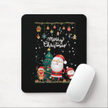 Funny Santa, Snowman, Reindeer Merry Christmas Mouse Pad<br><div class="desc">Funny Santa, Snowman, Reindeer Merry Christmas Are you a Santa, Snowman, Reindeer lover? this Santa, Snowman, Reindeer Merry Christmas, and Christmas tree is an excellent choice for you. Christmas seasons? funny Christmas season My Cute Christmas Santa Claus design is an excellent choice for you. Show the world your love for...</div>