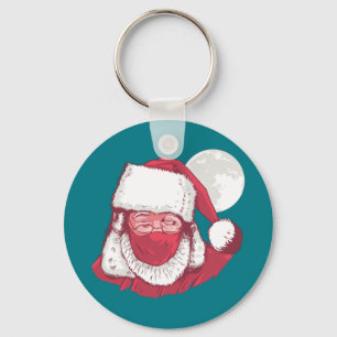 FUNNY SANTA TEACHER KEY RING