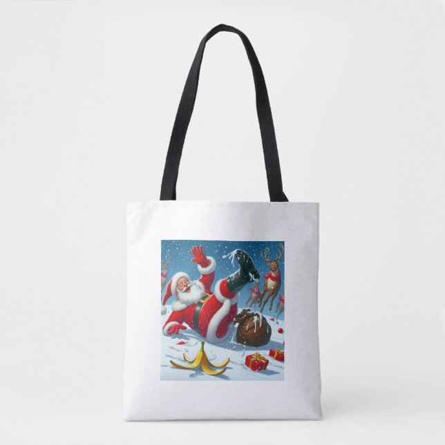 funny Santa  Tote Bag (Front)