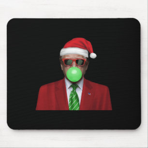 Funny Santa Trump Bubble Gum Make Christmas Great Mouse Pad