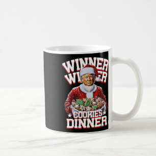 Funny Santa Trump Christmas Winner Winner Cookies  Coffee Mug