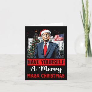 Funny Santa Trump Have Yourself A Merry Christmas  Card