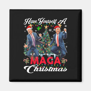 Funny Santa Trump Have Yourself A Merry Christmas  Magnet