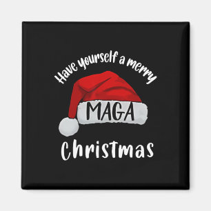 Funny Santa Trump Have Yourself A Merry Christmas  Magnet